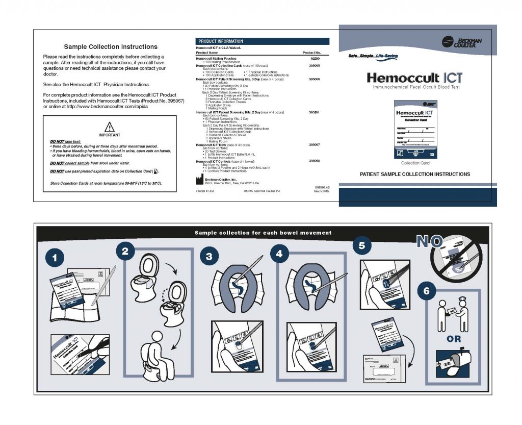 Hemoccult ICT | Immunochemical (FOBT) | HemoCue America